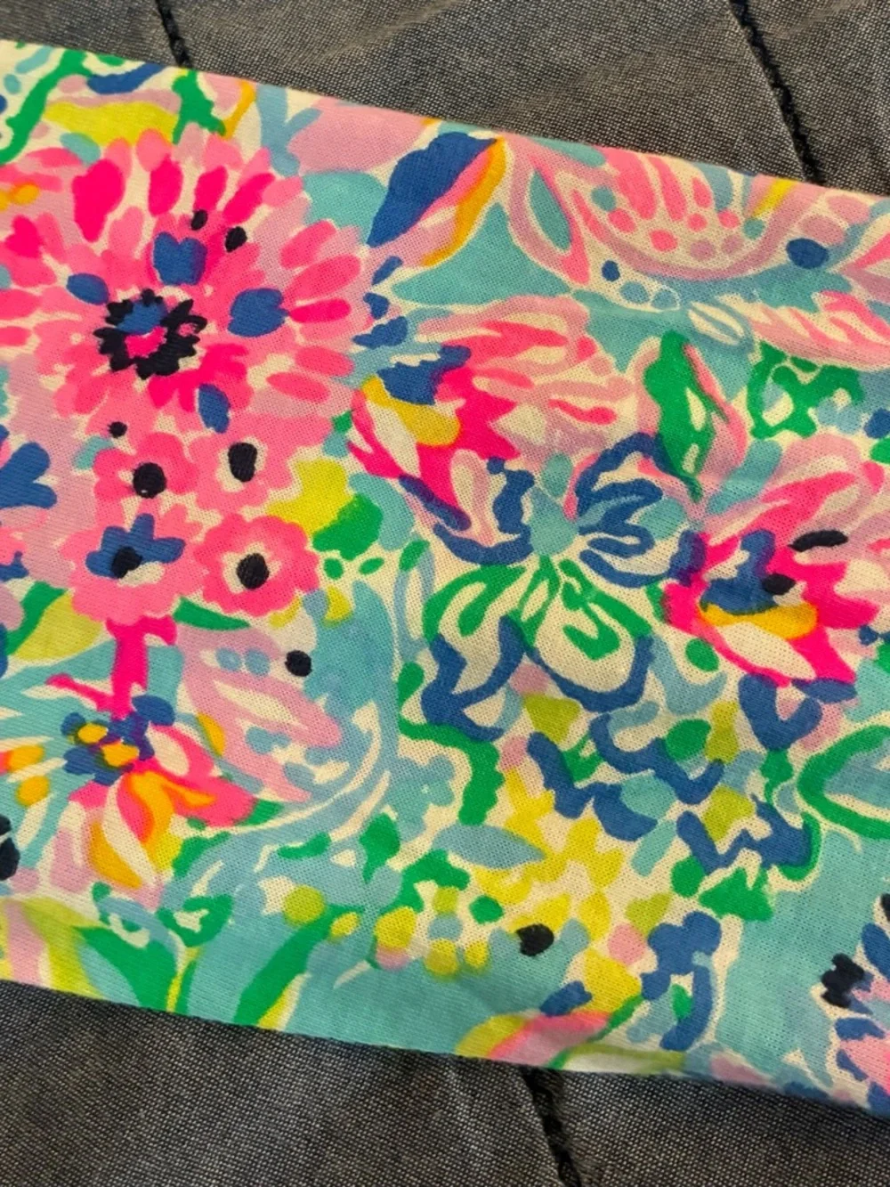 Lilly Pulitzer Floral Long Sleeve Dress AdultXXS Kids 12-16 Pink Vacation NWOT